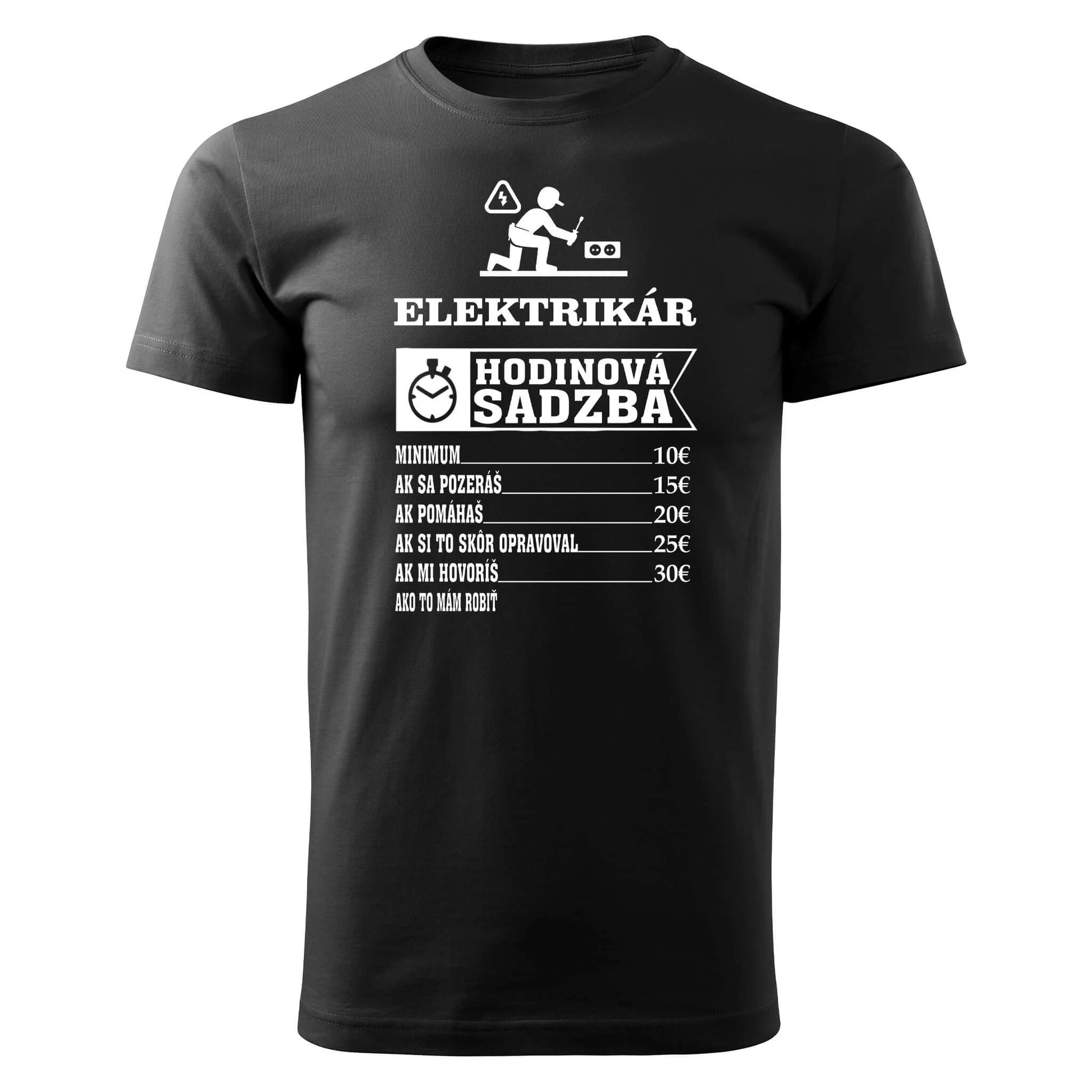 

Elektrikár Hodinovásadzba Graphic Printing Summer Luxury Brand Cotton Men's and Women's T-shirt Short-sleeved Street Fashion