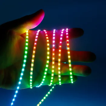 DC5V/12V RGB حلم اللون تغيير شريط أضواء led WS2812 2020 الترا ضيق 2.7 مللي متر 160 المصابيح/م أرقام ذكية قابلة للعنونة بشكل فردي