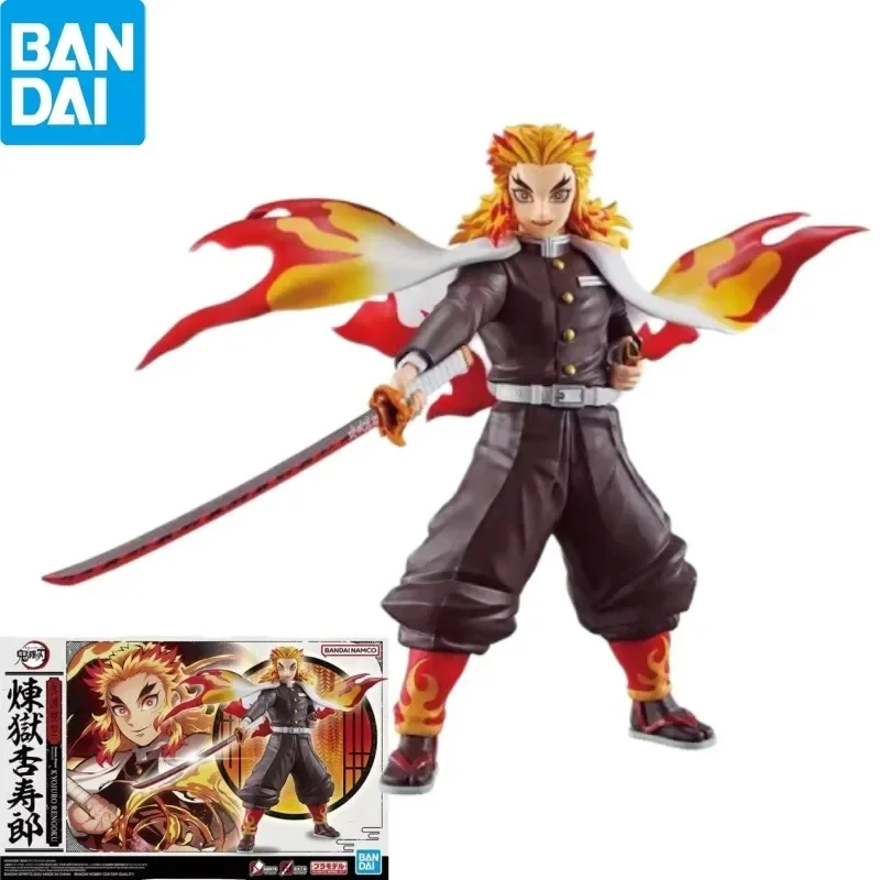 

Bandai в наличии Оригинальные фигурки аниме рассекающие демонов, Rengoku Kyoujurou, фигурки героев, игрушки для мальчиков, детские подарки, Коллекционная модель