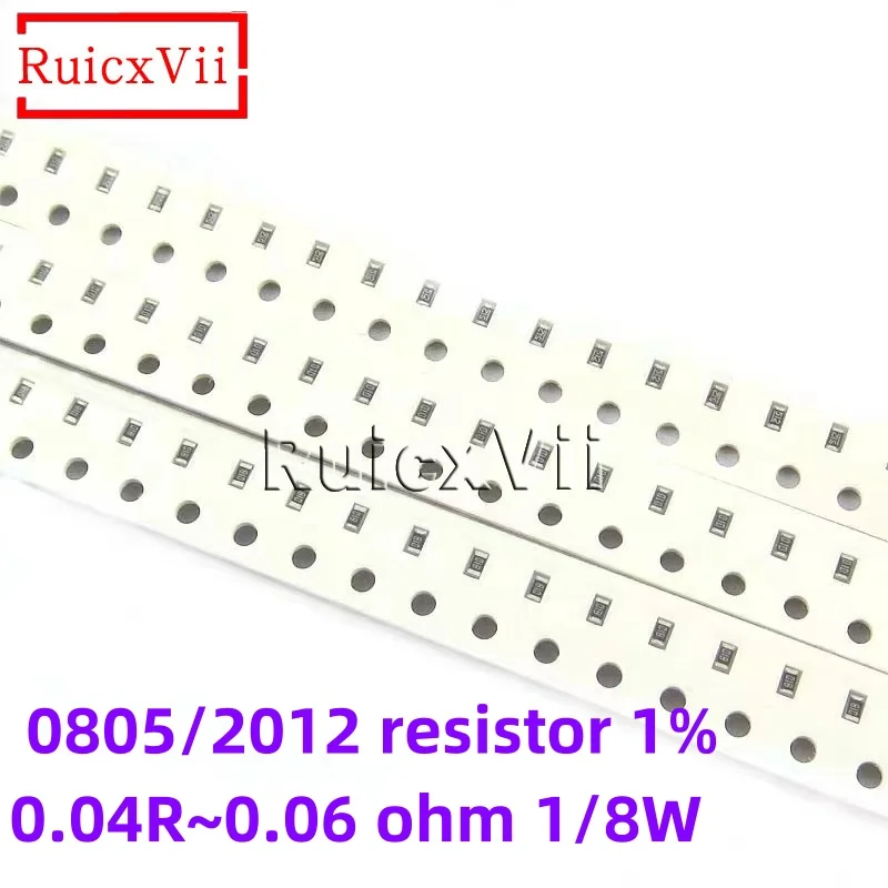 

1000pcs 0805 Chip resistor 1% 2012 0.04R 0.043R 0.047R 0.05 0.051R 0.056R 0.06R 0.04 0.043 0.047 0.051 0.056 0.06 ohm 1/8W