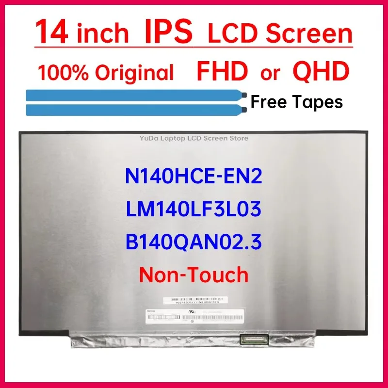 14 Inch LCD Screen LM140LF3L03 N140HCE-EN2 B140QAN02.3 For Asus ZenBook UX425 UX425E UX425J UX425U Display Matrix Panel No-Touch