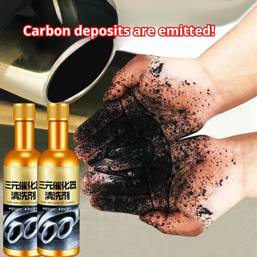 

1/2Pcs Car Catalytic Converter Cleaners To Automobile Engine Clean Accelerators Car Ternary Catalytic Cleaning Agent Tools 120ml