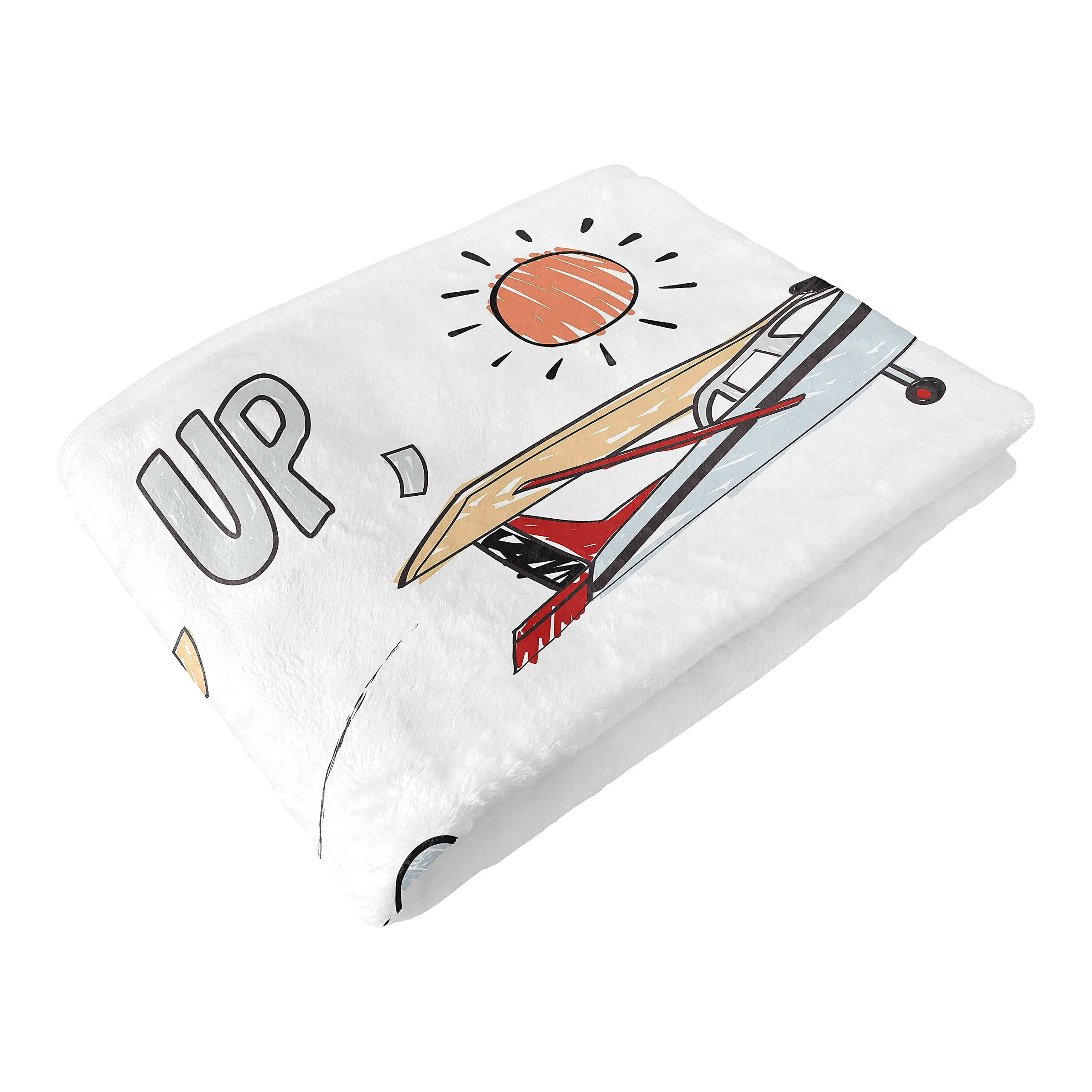 VIKAMA レトロスイートエアプレーンボーイ マイルストーン月間記念写真ブランケット ベビーシャワー記念ギフト