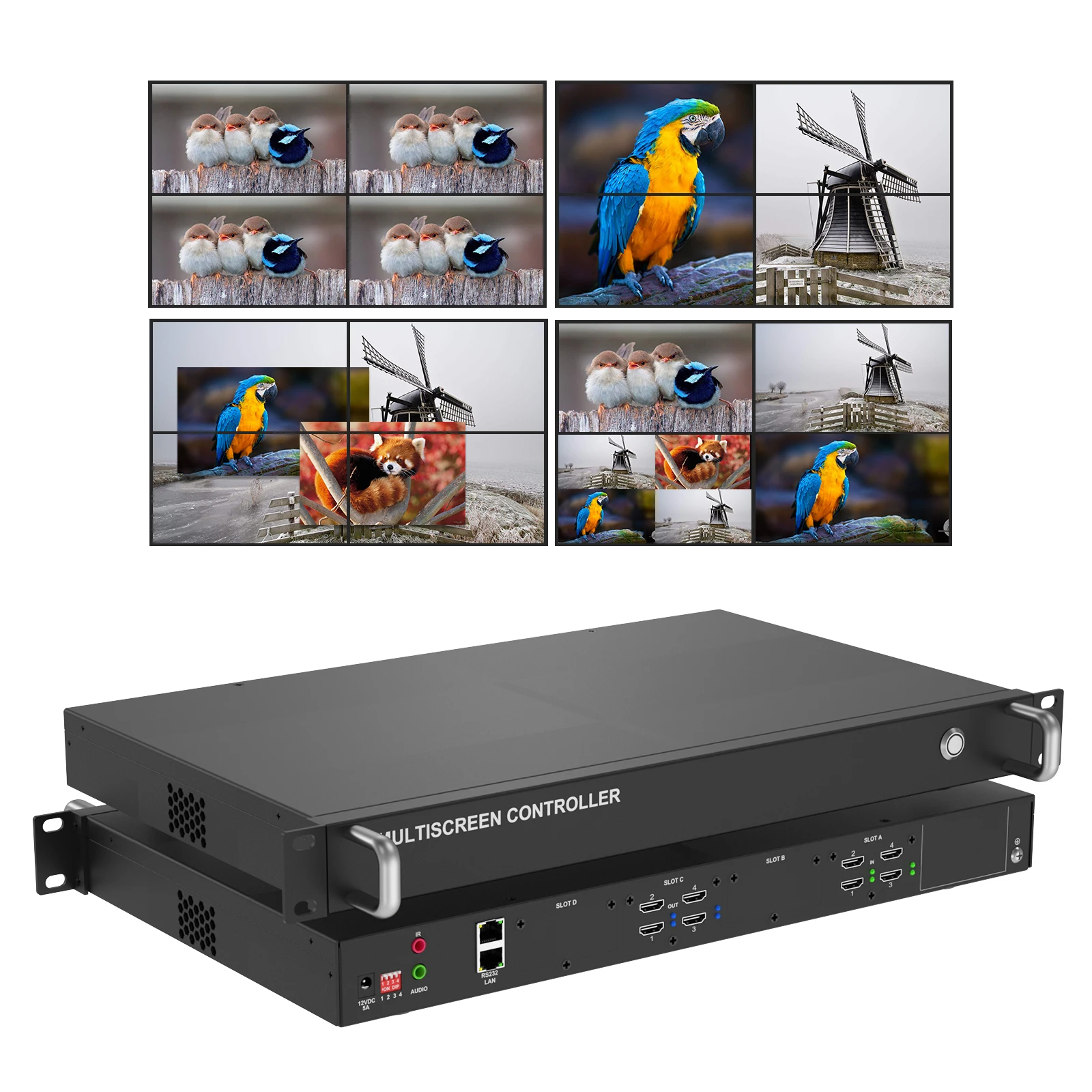 HDMI Matrix & Video Wall Processor Controller 2x2, MT-VIKI HDMI Splicer 2 In 2 Out With PIP POP 1080P