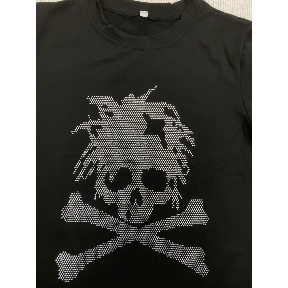 European and American Y2k niche design slim fit women's punk dark style fashion retro street style summer new short T-shirt ins