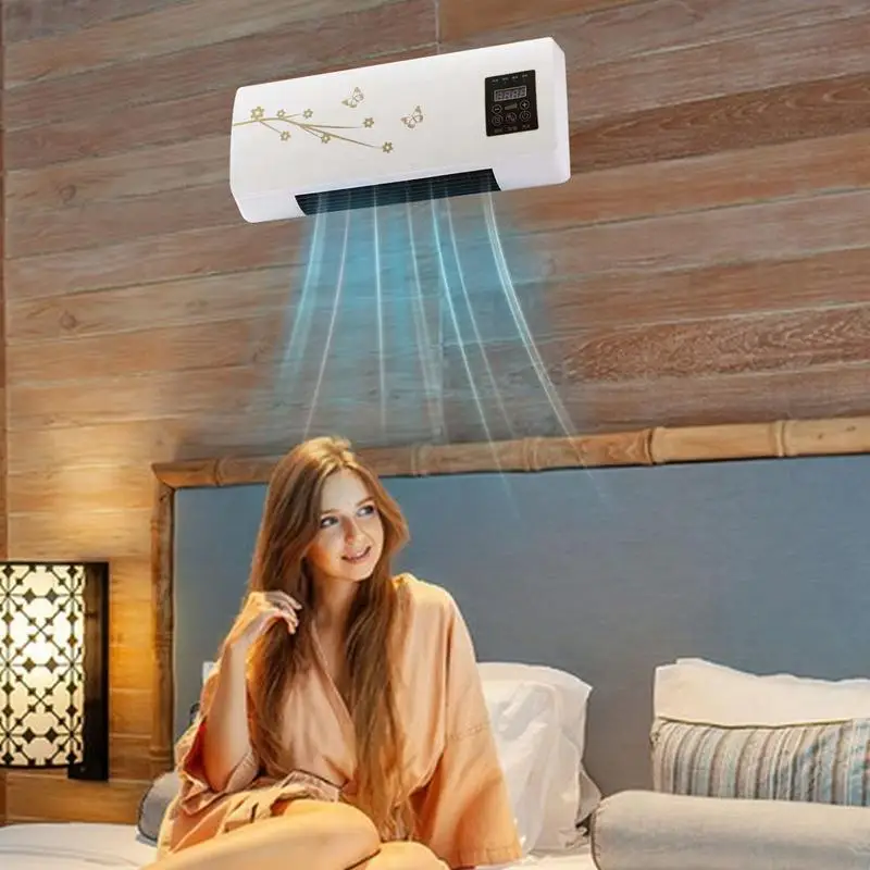 Aire acondicionado portátil de 220V, unidad de aire acondicionado con frío y calor y temporizador, fácil Control, montado en la pared, CA para el hogar y la sala de estar