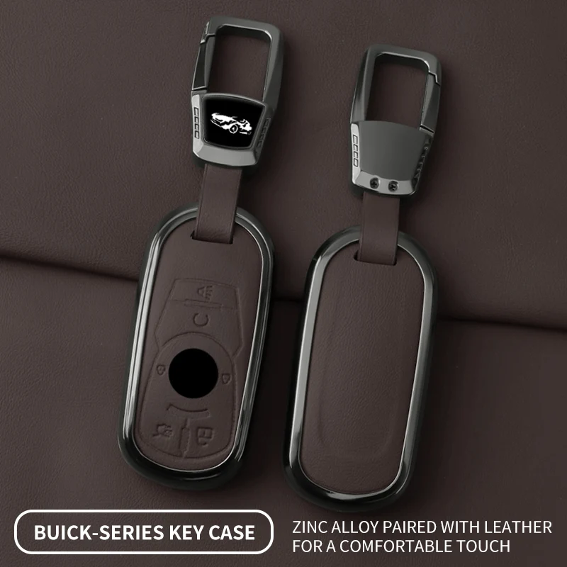 Metal Car Key Case Cover Protector Shell Fob for Buick Envision Vervno Encore GS 20T 28T New LACROSSE Opel Astra K Accessories