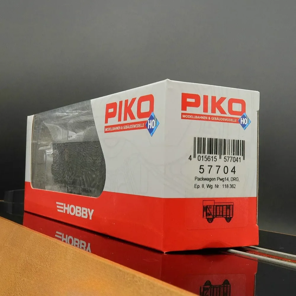 PIKO HO نوع 1/87 لعبة النقل 57704 DRG الجيل الثاني Boxcar جمع الحلي قطار نموذج الصبي لعبة هدية