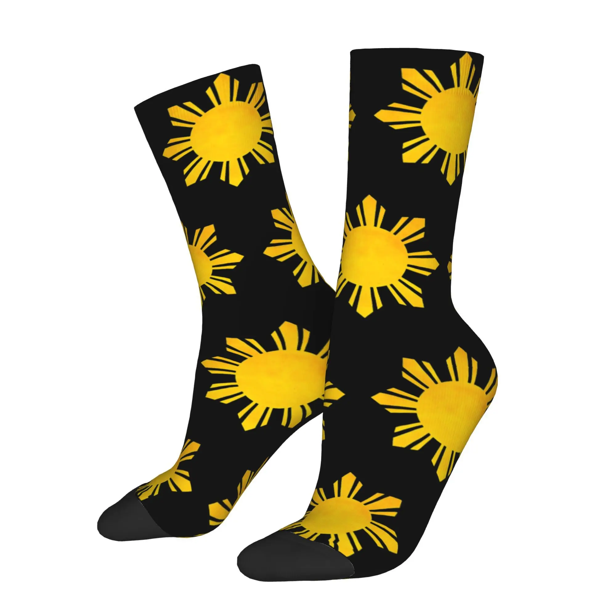 Happy Funny Men's Socks Filipino Flag Retro Harajuku  Hip Hop Casual Crew Sock Gift Pattern Printed
