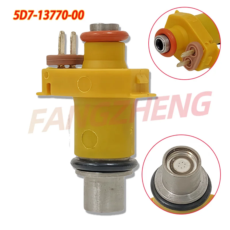 OEM 5D7‑13770‑00 Motorcycle Fuel Injector Nozzle 6 Hole For Yamaha WR125R WR125X YZF‑R125 2007‑2014 22B Bj. 5D71377000 90-135CC