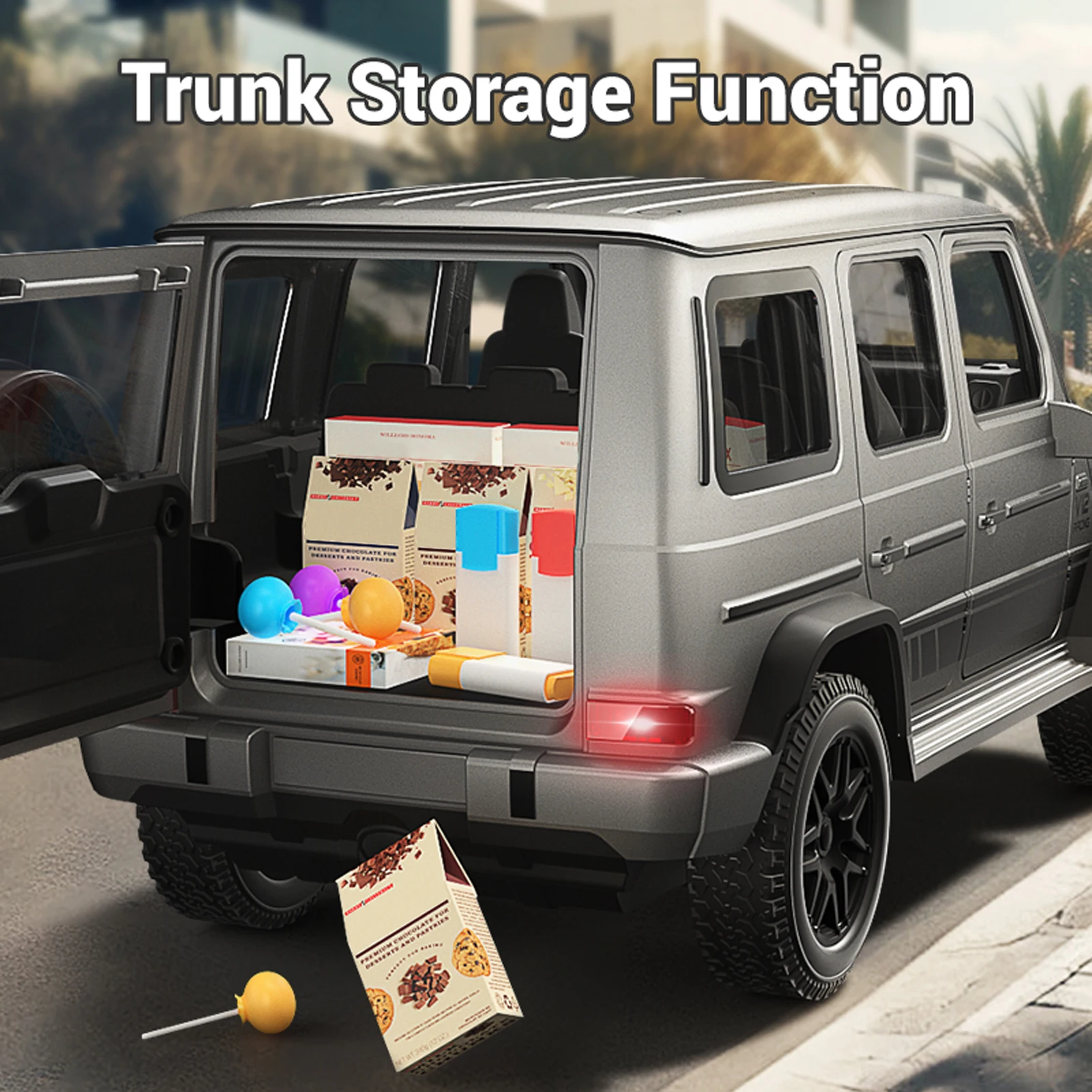 RC Off Road Auto Afstandsbediening Off Road Voertuig Gebaardetectie 2,4 GHz Simulatie Inductie RC Auto met Verlichting Muziek voor kinderen