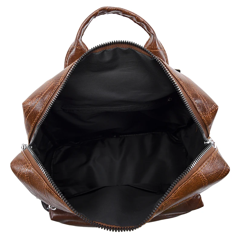 Zaini di lusso di marca zaino impermeabile in morbida pelle stile Preppy borse per giovani studenti multifunzione Mochilas Feminina Sac A Dos