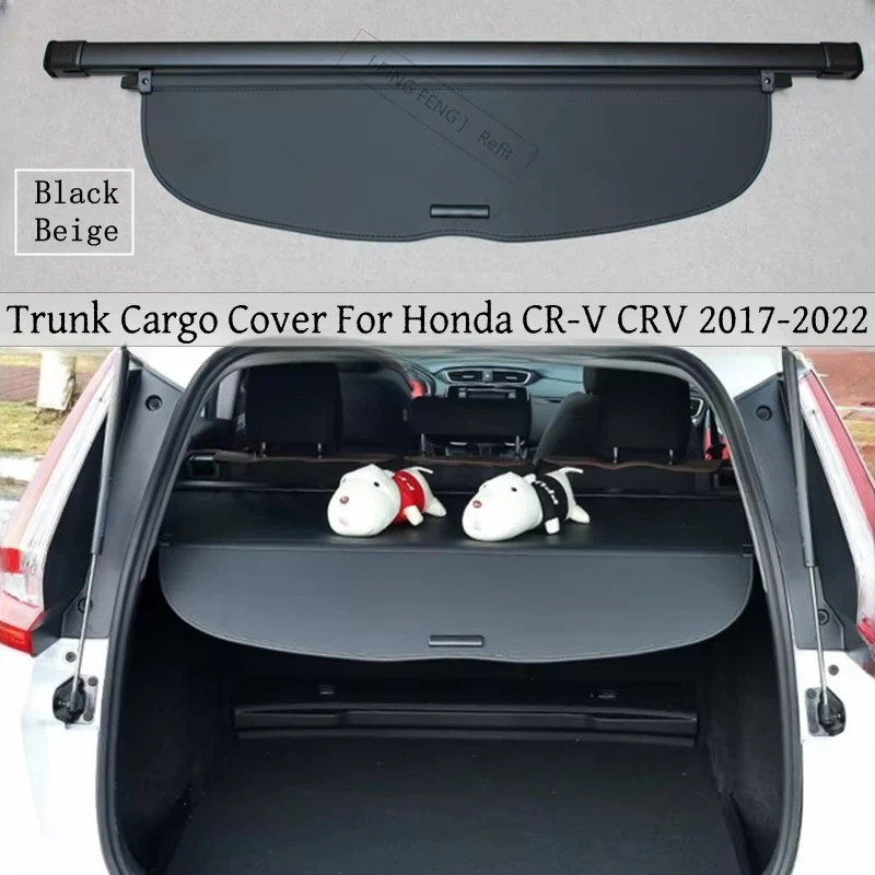 

Rear Trunk Cargo Cover For Honda CR-V CRV 2017 2018 2019 2020 2021 2022 Privacy Screen Security Shield Shade Stretchable Curtain