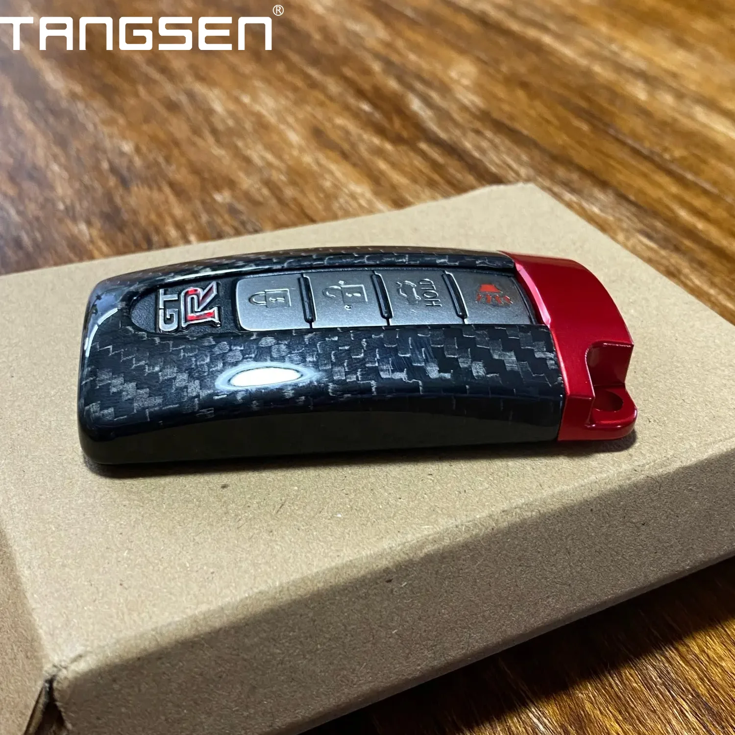 Carbon Fiber Car Key Case Cover Suitable For Nissan GTR Infiniti Car Key Protective Accessories