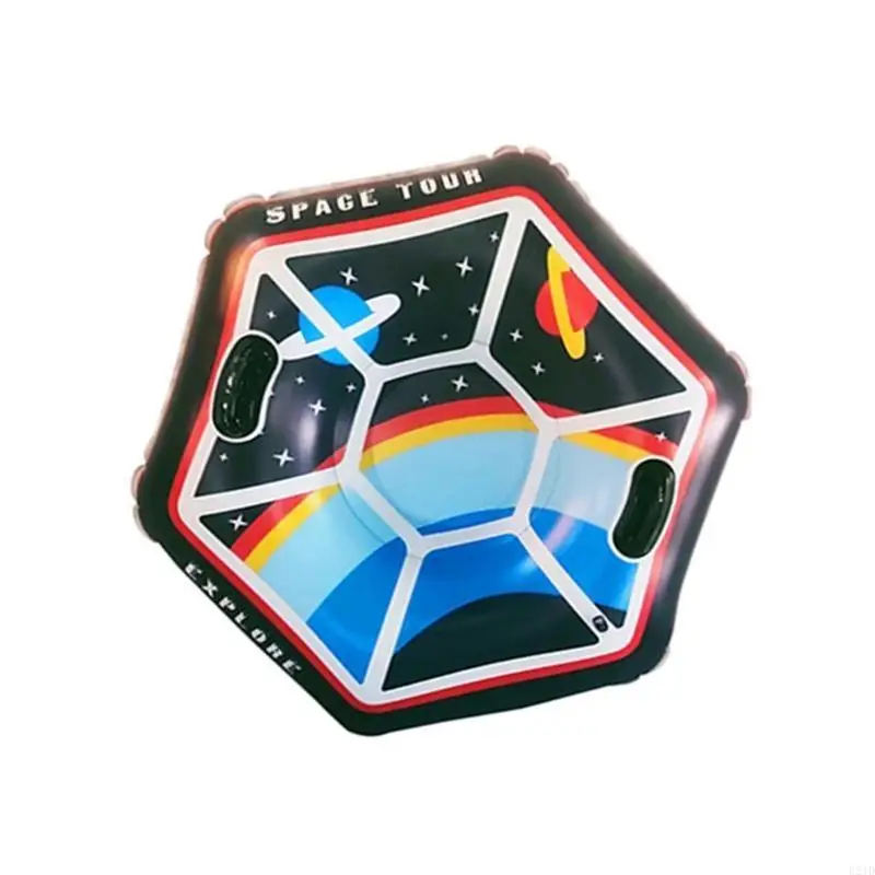 أنبوب الثلج الجبلي القابل للنفخ 47 بوصة مادة PVC قوية لا تنزلق تسحب خطة مرنة كثيفة للمهام الجبلية الشتوية #2