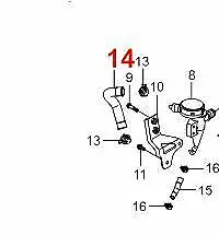 Original 6650101671 New Hose Assembly-blower By Outlet Actyon Sports 2010-2011 2.0l Diesel High Quality