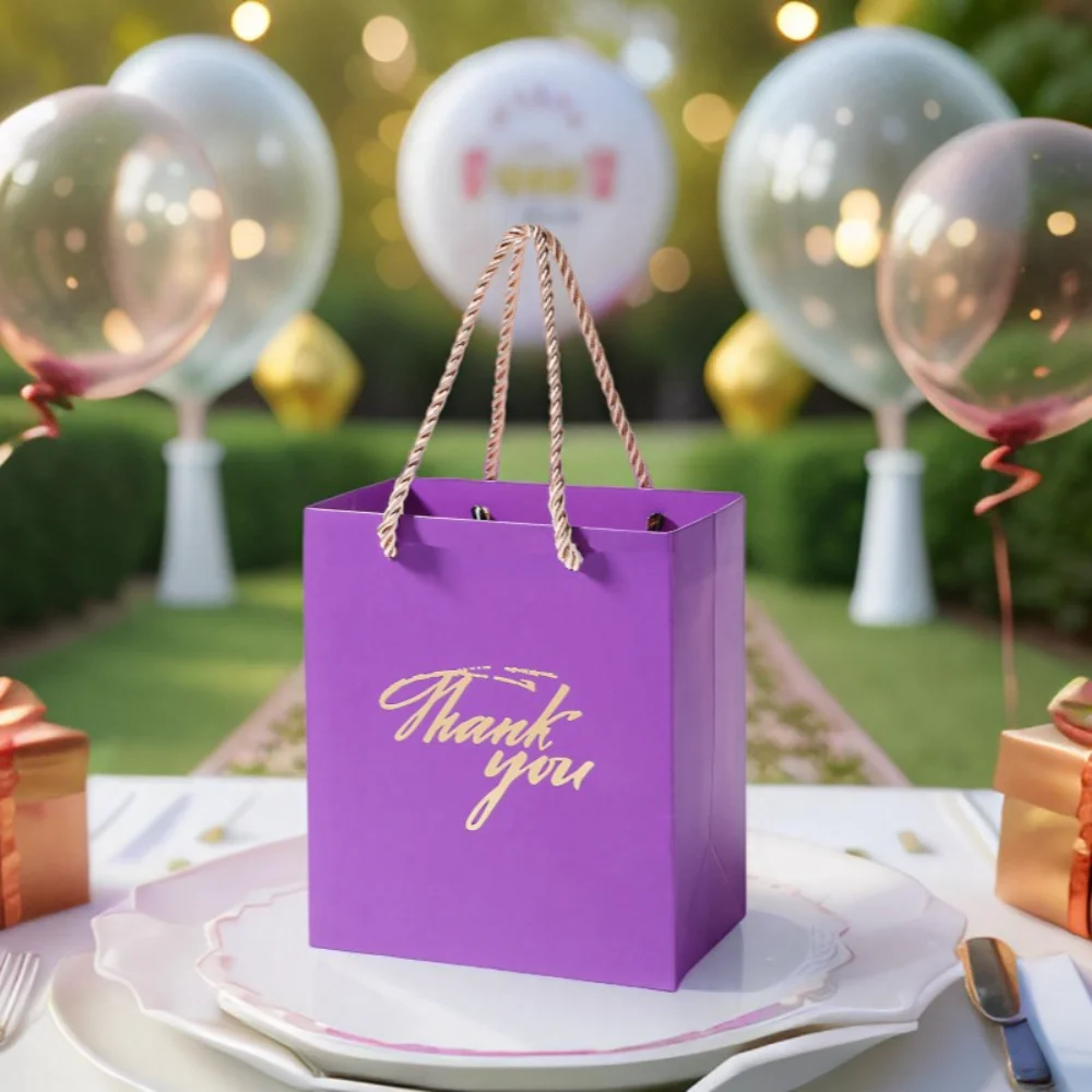 กระเป๋าโท้ทถือมือ กระเป๋าใส่ของชำร่วยงานแต่งงาน กระเป๋าใส่ขนม ตกแต่งงานแต่งงาน งานวันเกิด งานเลี้ยงฉลอง