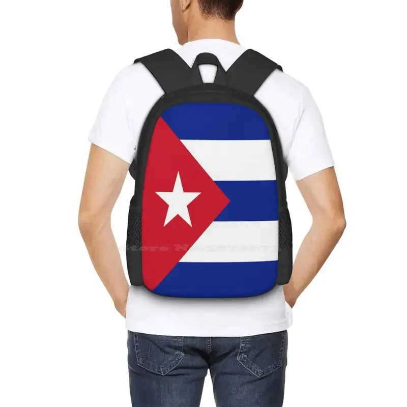 Cuba Vlag Hot Sale Schooltas Rugzak Mode Tassen Cuban Havana Flagshop Caribbean America Suikerriet Tabak Sigaar Castro