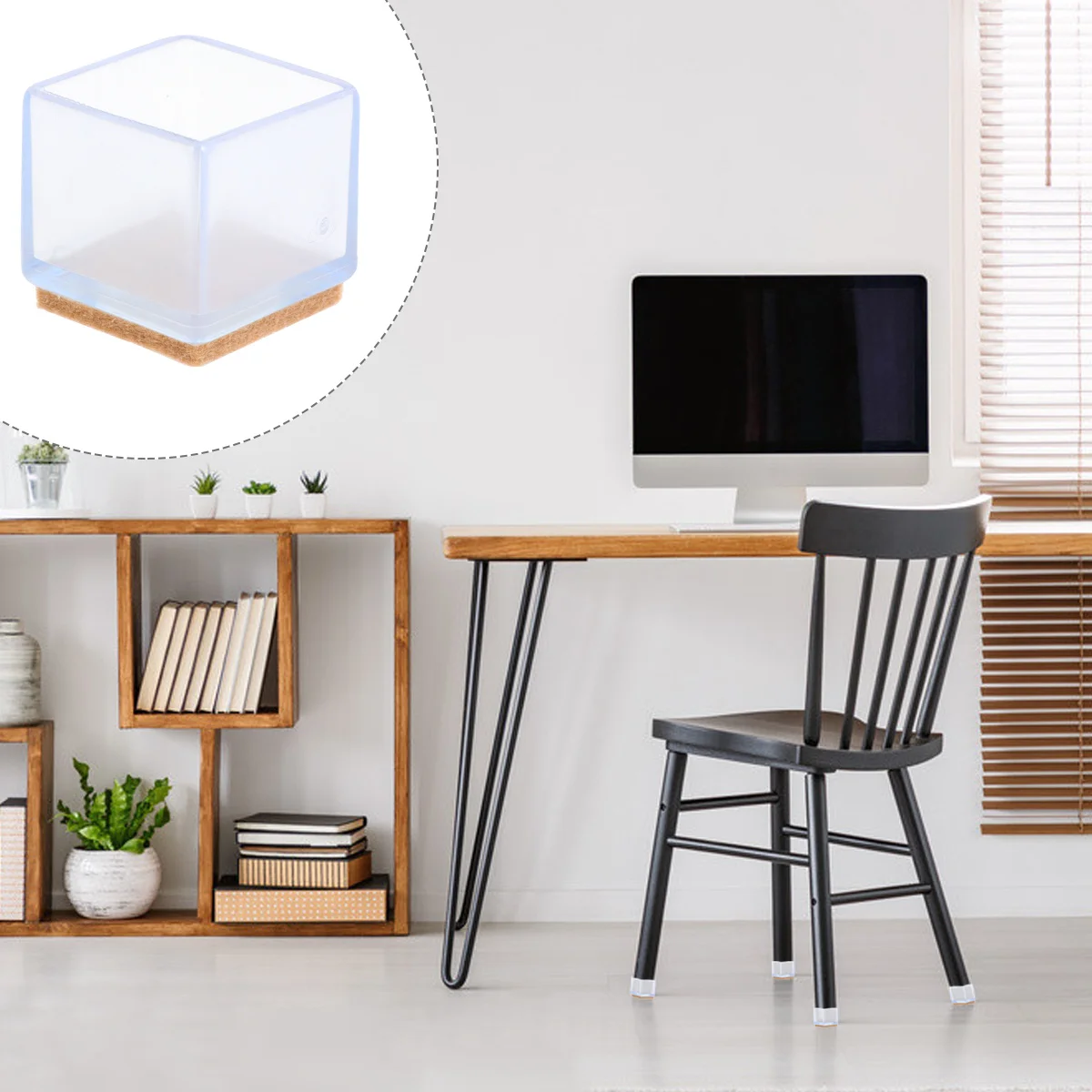 20 قطعة قدم كرسي حماة الجدول الساق يغطي المضادة للانزلاق منصات كرسي منع الخدوش الضوضاء لأرضيات الفينيل الصفائح الصلبة #5