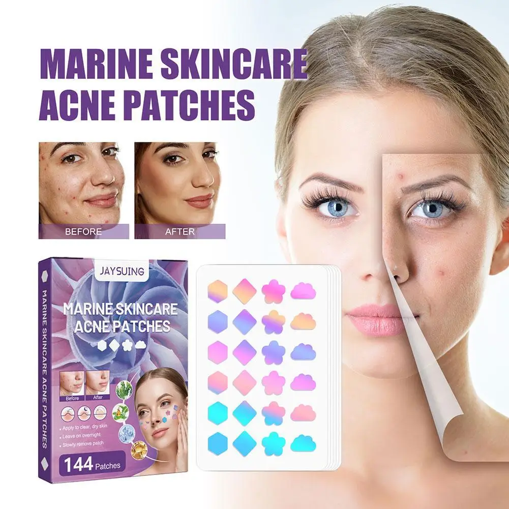 1Box Jaysuing Color Shaped Colloidal Patch Repair Face Acne Blemishes Fade Spots Reduce Acne Facial Care Tool