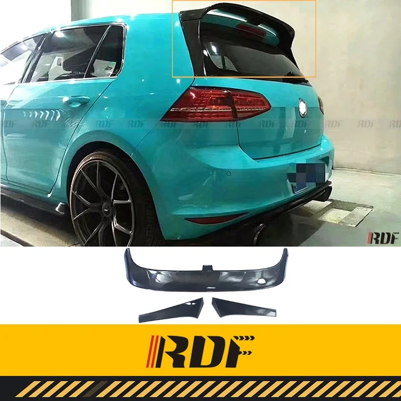 

Suitable for VW GOLF 7 R Rline Volkswagen GOLF 7.5 R Rline Modified Carbon fiber Clubsport Tail Wing Rear Roof Tail Wing Spoiler
