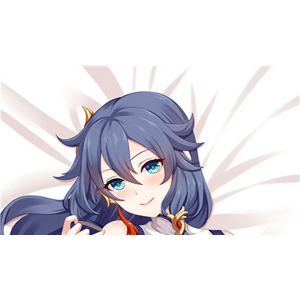 Fu Hua Dakimakura Cushion Slip Double‑Sided Dual‑Form Character Print
