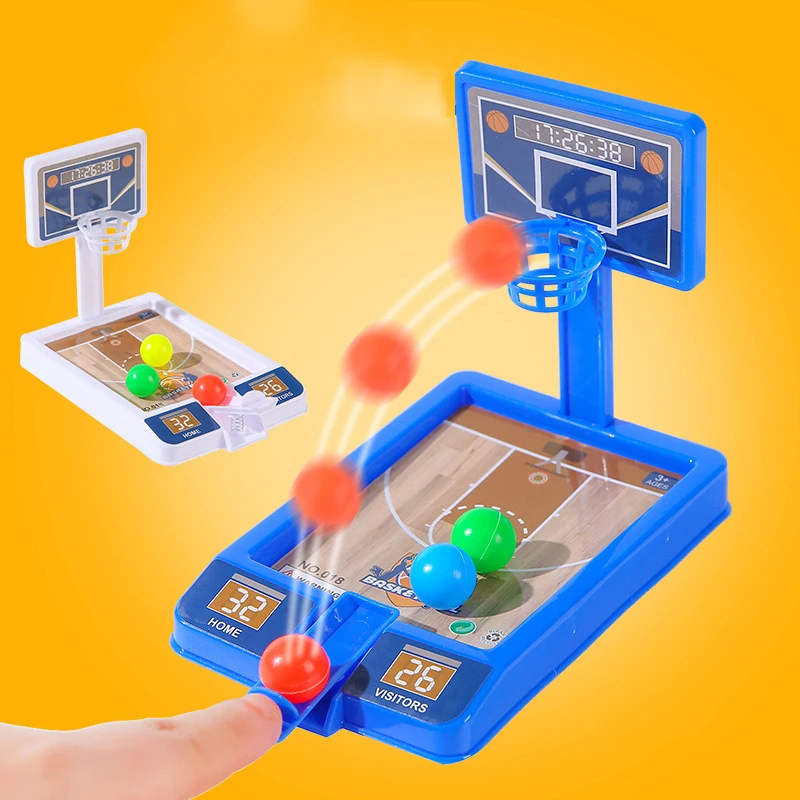 New Shooting Game Machine Mini Basketball Rack Shooting Machine Interaction Indoor Leisure Educational Toy