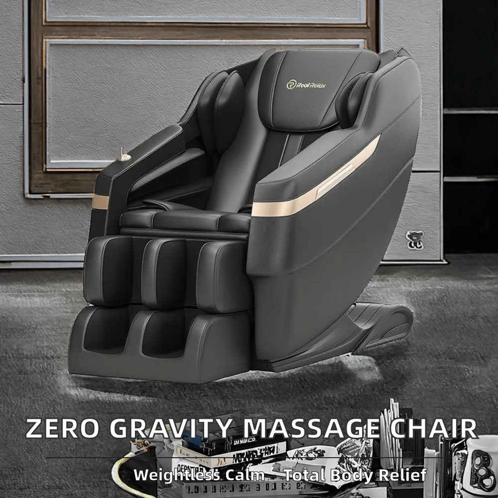 RealRelax Luxury Zero Gravity Full Body Massage Chair with Vibration Foot Massage Musical Function