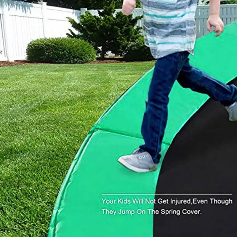 

Замена набивки для батута, водонепроницаемая защитная круглая рама для батута, без отверстий для круглого столба, защита от столкновений