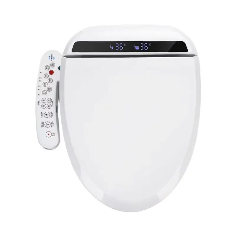 Smart Electric Instant Heating Bidet Toilet Seat Cover Waterproof with Dryer Function Elongated Shape Open Front 3-Year