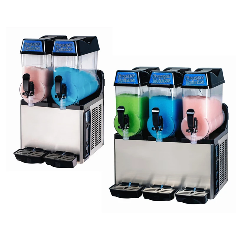 

Restaurant Kitchen Smoothie Maker Cheap Slush Syrup Frozen Drink Maker 2 cans/3 cans Margarita Slush Maker