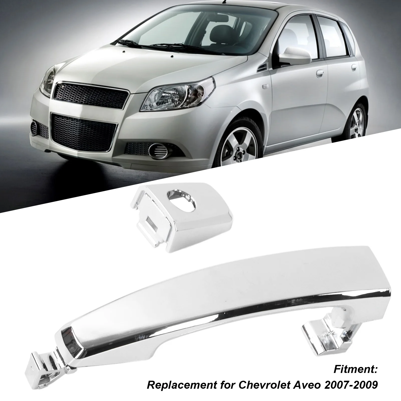 For Chevrolet Aveo 2007‑2009 Car Outside Door Handle 96468266 Front