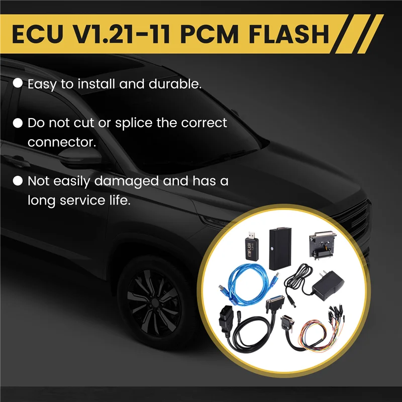 A99F-Car ECU أداة فلاش مع USB دونغل قراءة وكتابة وظيفة V1.21-11 PCM ECU مبرمج الولايات المتحدة التوصيل