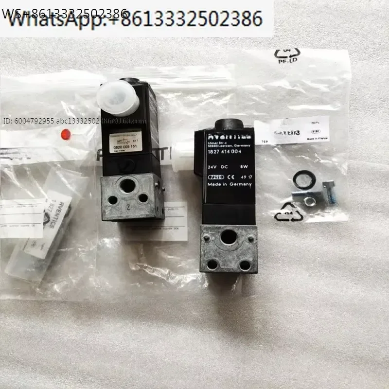 0820005151 Two Position Three-Way Directional Valve 1827414004 24VDC 8W Solenoid Valve