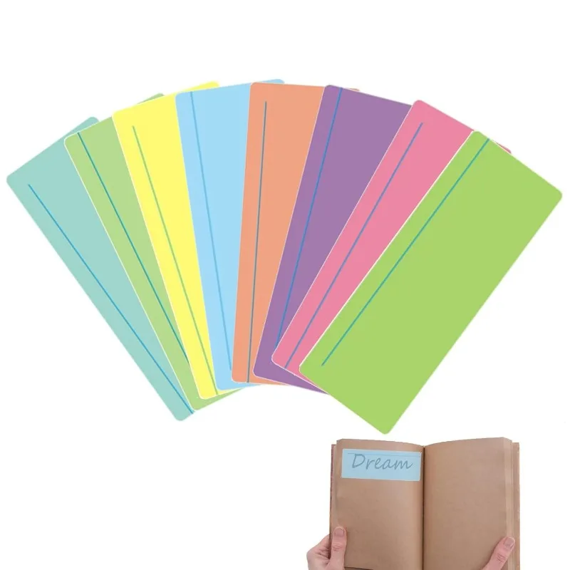 

8 PCS Reading Ruler for Dyslexia Highlight Guided Reading Strips Coloured Overlays for Children To Reduce Visual Stress