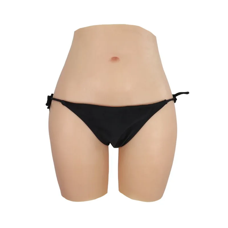 

Customizable factory straight hair silicone hip-lifting fake yin pants