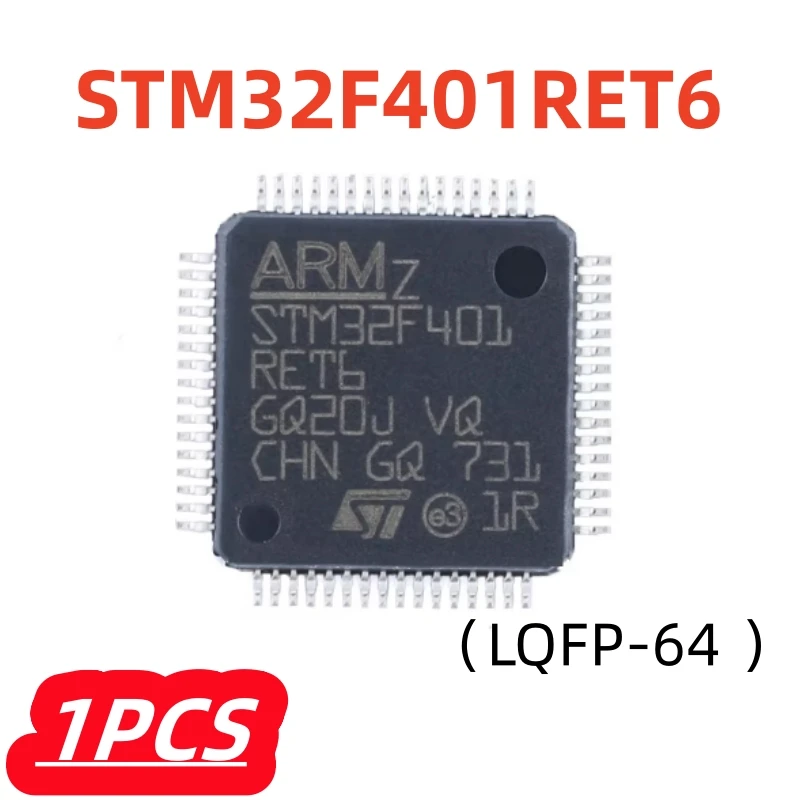 1Pcs/lot STM32F401RET6 STM32F401 STM32 F401RE F401RET6 LQFP-64 ARM Cortex-M4 32-bit Microcontroller MCU IC Controller Chip