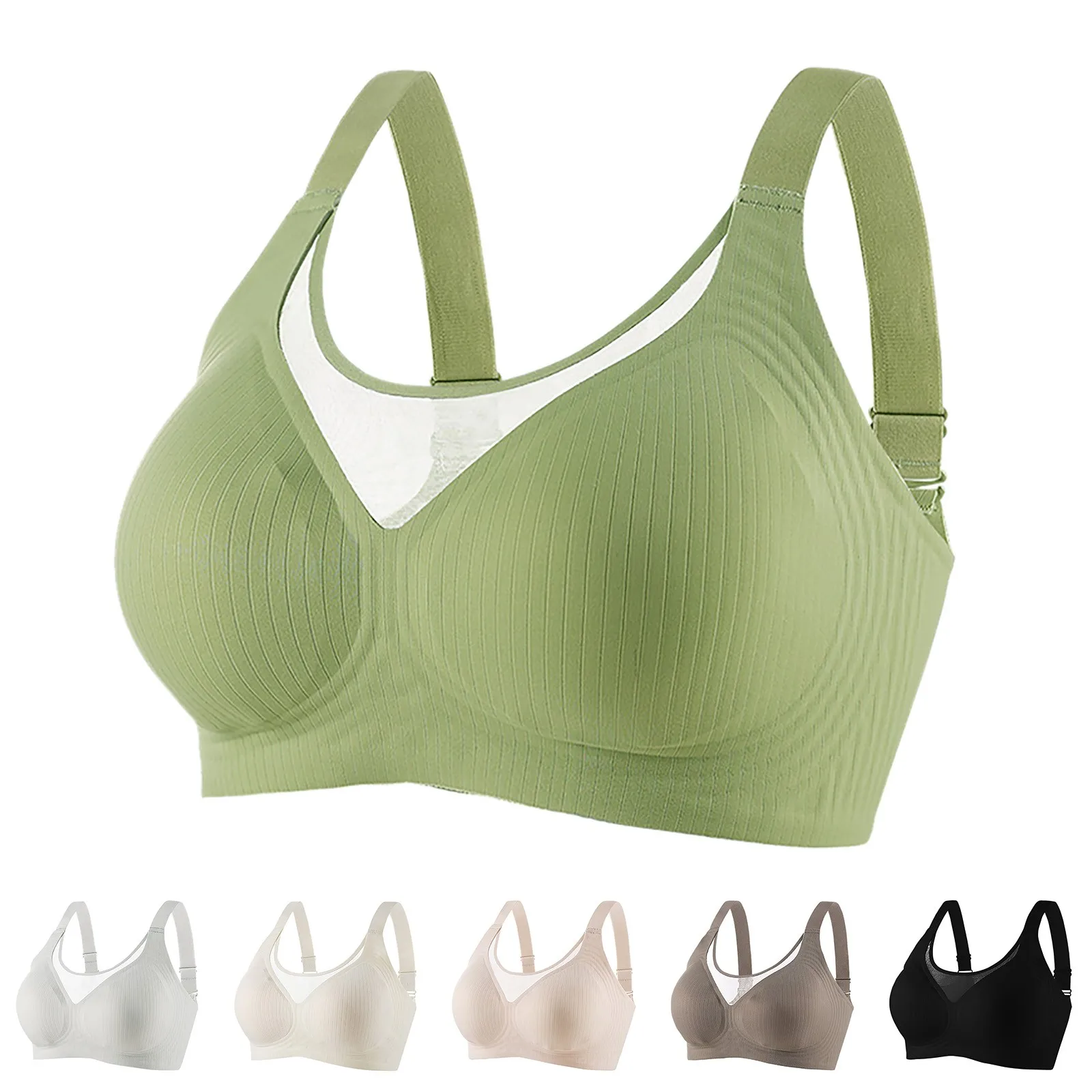 Push Up Bra Eversocute Bra Lifting Sagging Wireless Push Up Bra Soft Sports Bras For Women 36c Bras for Women Push up