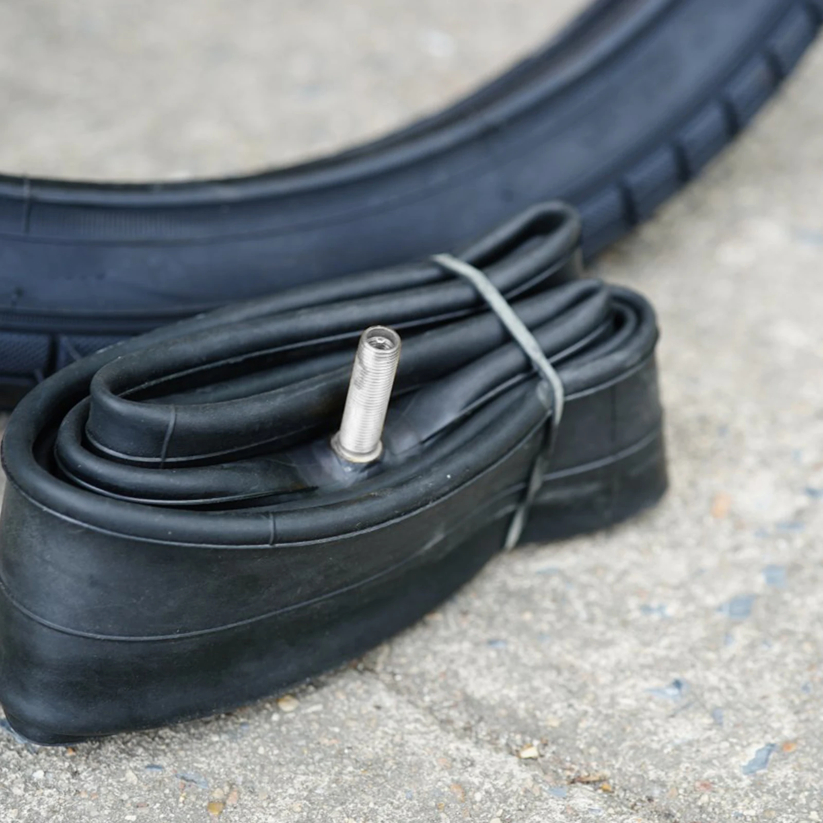 2Pcs Road Bike Inner Tube High-Grade Rubber Shockproof Wear-Resistant Bike Tubes Easy Install Cycling Tire Replacement Fv48