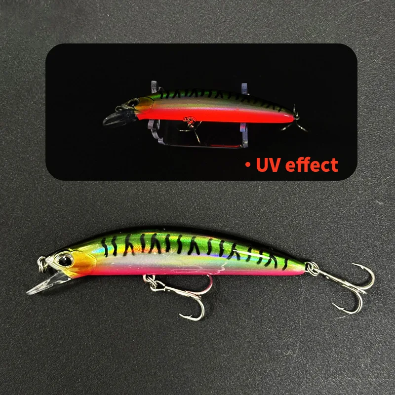 BILLINGS 1 Stück Sinkender Salzwasser-Angelköder 9cm/26,3g Weitwurf-Leuchtköder für Schwarzbarsch und Barsch – Detail 21