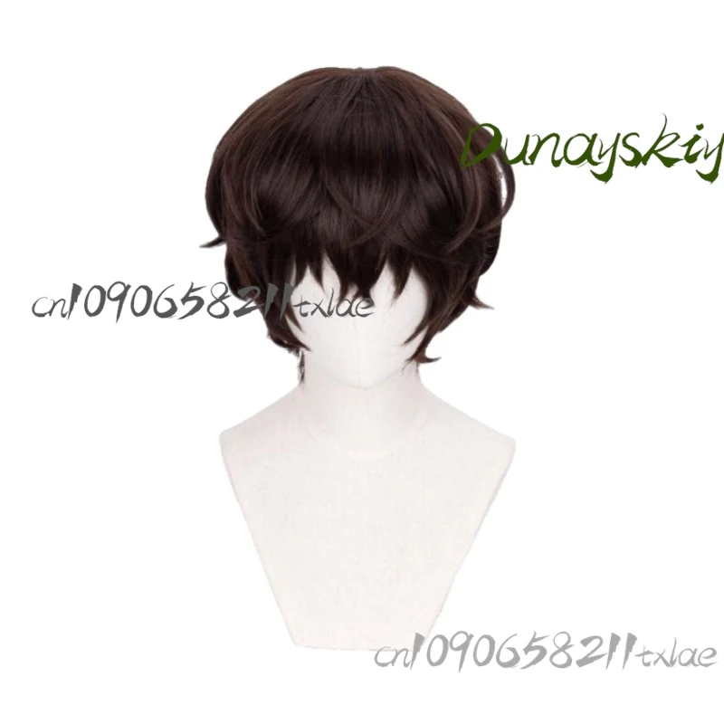 다자이 코스프레 코스튬 블랙 트렌치 재킷 바지 장갑 붕대, 다자이 오사무스 의상, 유니폼 할로윈 코스튬, 애니메이션 맞춤형