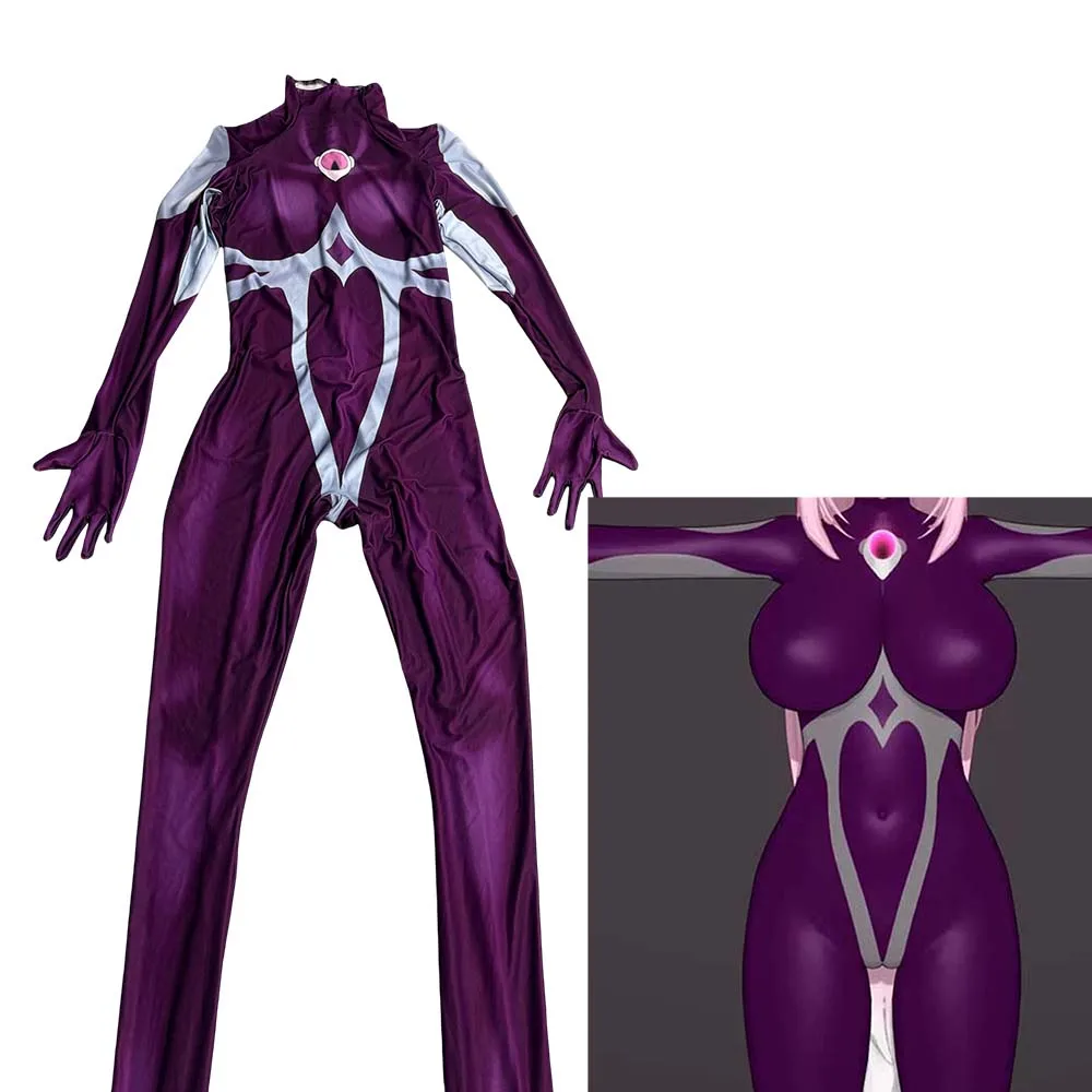 Halloween Adults Female Ultra goddess Cosplay Costumes Daji Dark invasion Superhero Zentai Suit Bodysuit Woman Party Jumpsuits