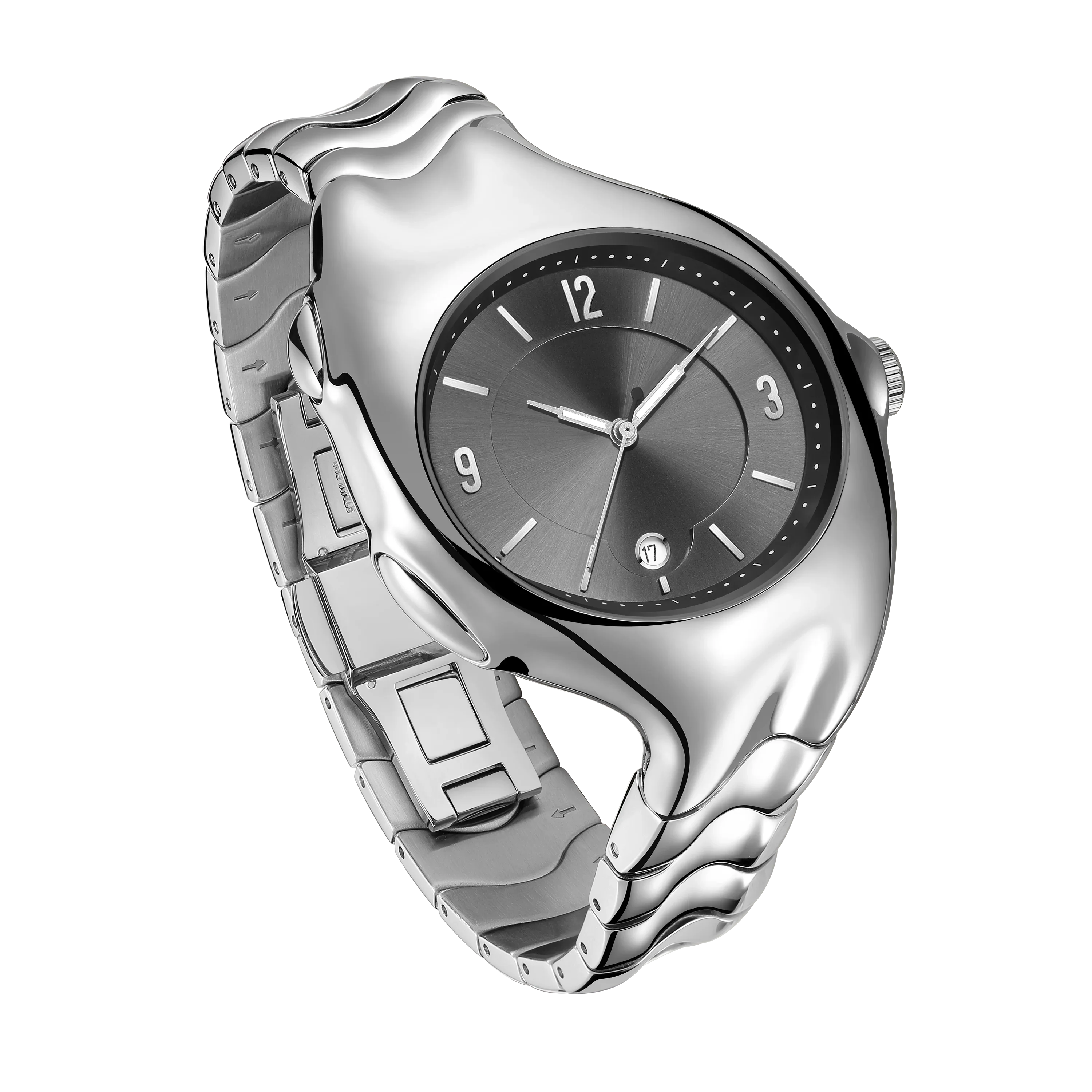 IB DESIGN Unique Metal Watches Retro-futuristic BENLY Watches For Men Punk  Fashion Quartz Trendy Stylish Y2K Watches X5000