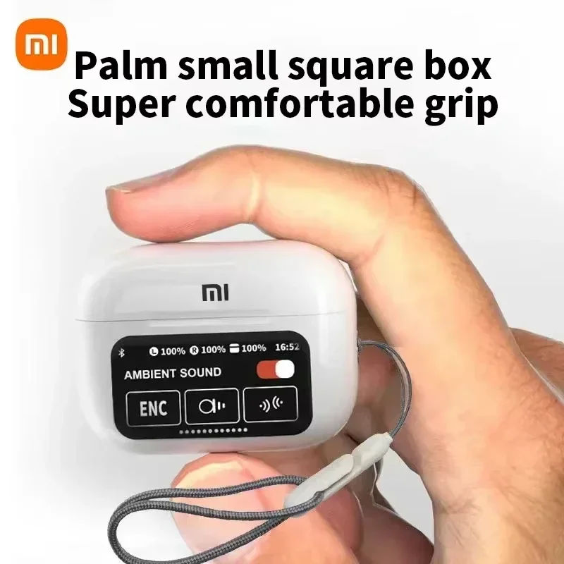 سماعات Xiaomi A10Pro ENC اللاسلكية بلوتوث 5.3 مع شاشة تعمل باللمس للمكالمات عالية الوضوح، مناسبة لنظام Android وiOS