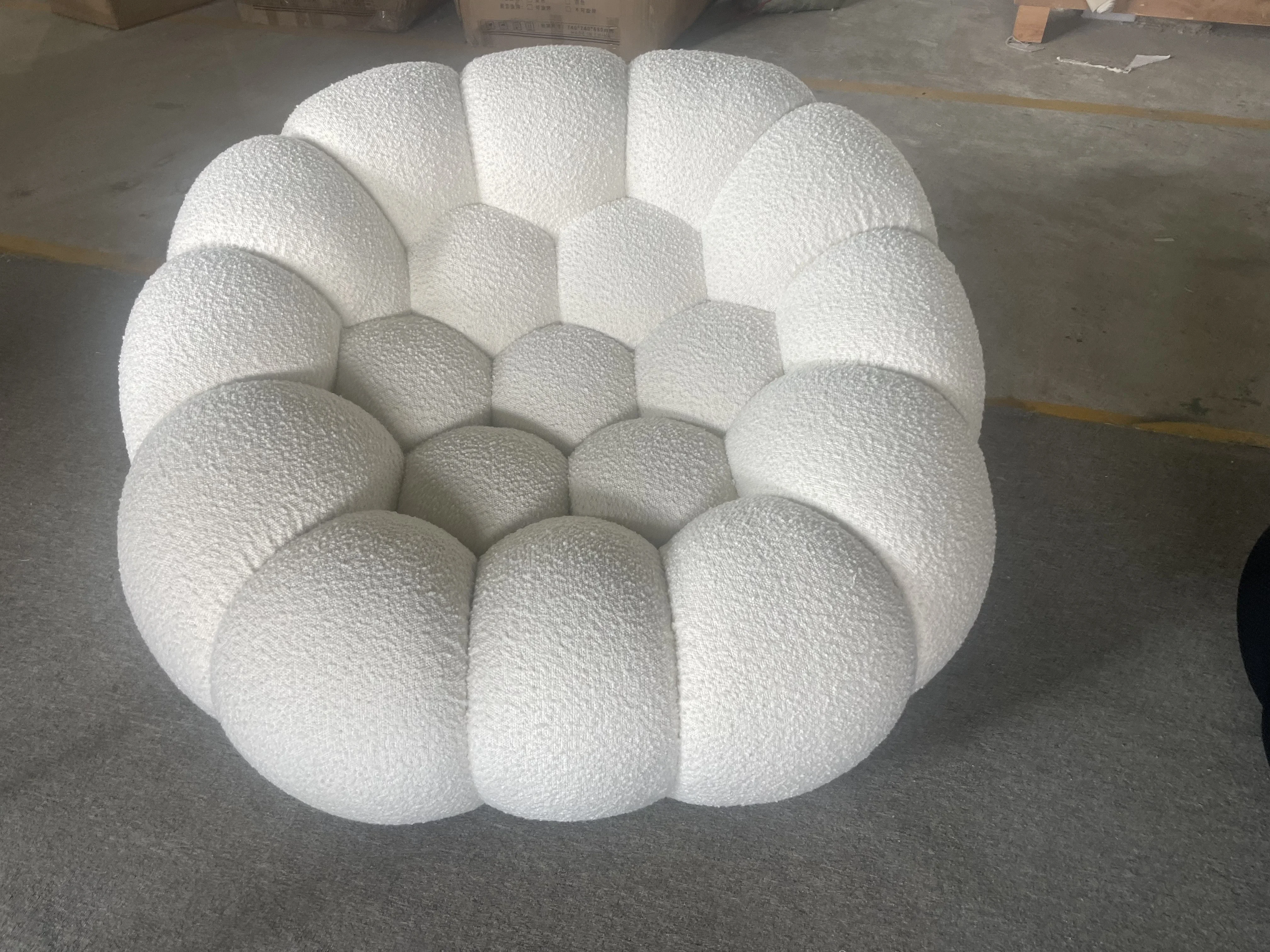 furniture high quality modern living room sofa bubble couch sofa boucle fabric upholstered home sofa
