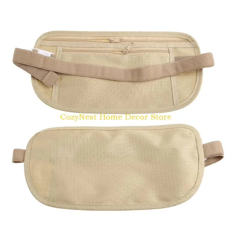 92MF Travel Money Belt Waist Pack for Running Cycling Hiking Durable Comfortable Lightweight Secure Travel