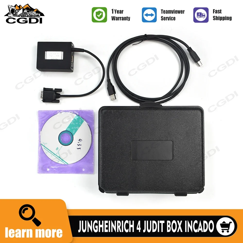 

For Jungheinrich 4 Judit box Incado + Jungheinrich forklift diagnosis cables forklift Diagnostic Kit