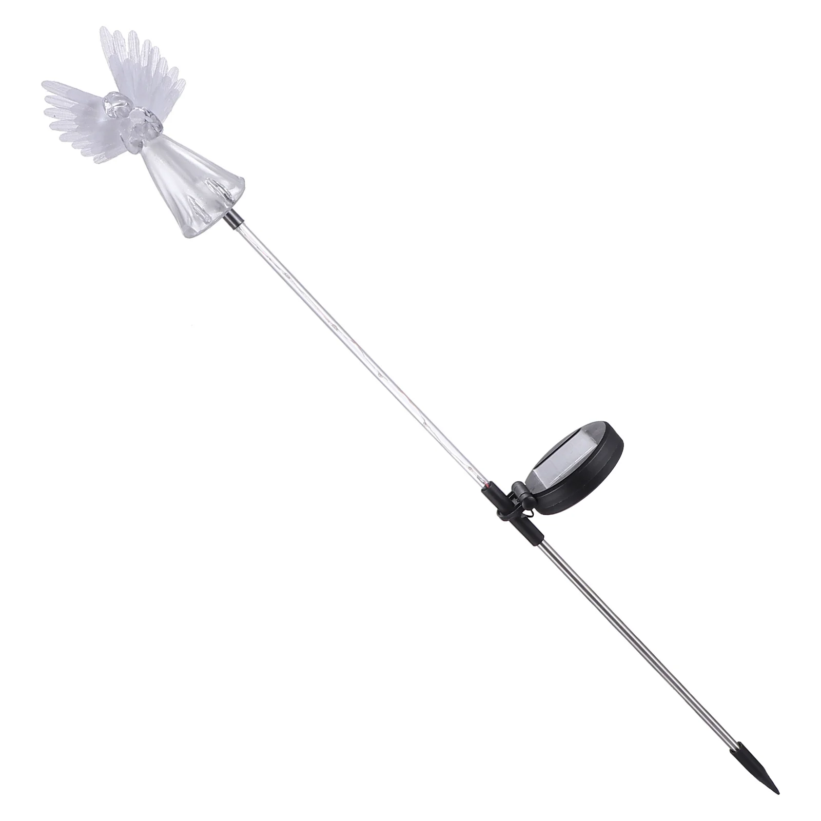 1 قطعة ضوء الملاك الشمسية في الهواء الطلق إضاءة مقاومة للماء مصباح الحديقة تعمل بالطاقة الشمسية مسار الحديقة ضوء توفير الطاقة إضاءة المناظر الطبيعية