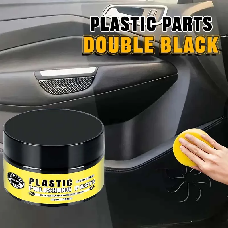Professional Crystal Coating Renew Paste Fade Scratch Remover Restore Shine For Car Dashboard Bumper Tire Plastic Parts