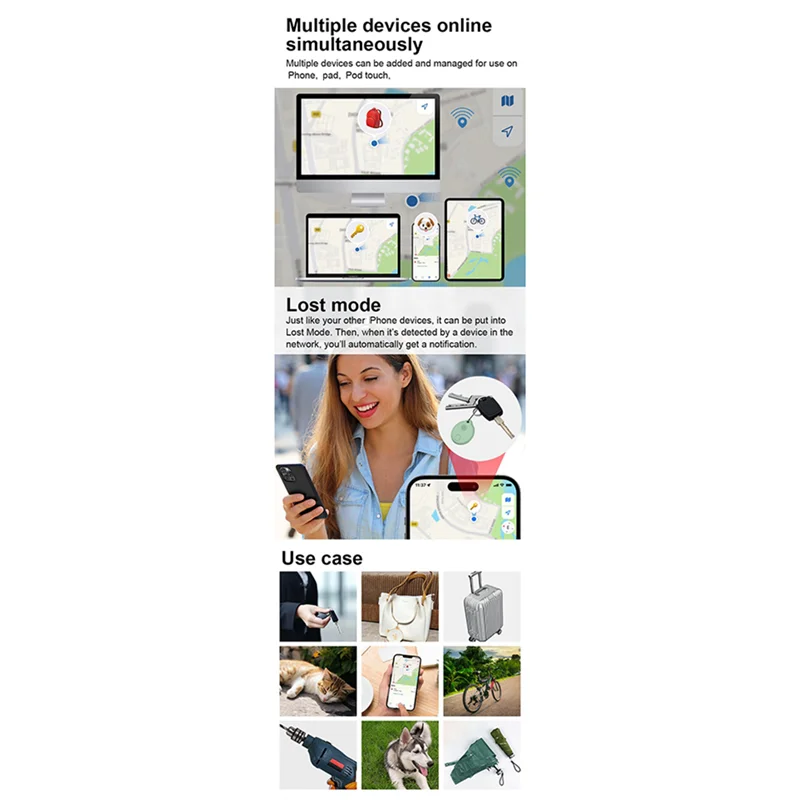 

Smart Anti-Lost Tracker For Ios Smart Tracker Alarm Mini Tag Key Child Location Bluetooth Tracker Finder Pet Tracker